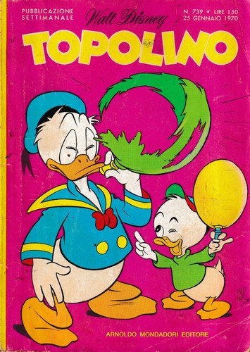 Topolino 739 bollini - +,