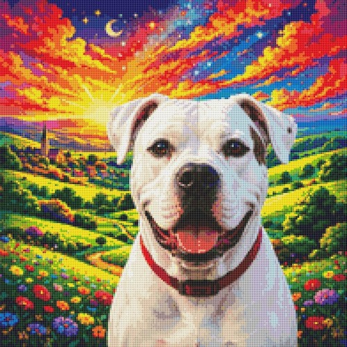 American bulldog puppy - american,