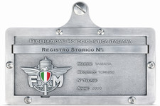 Supporto Targa Argento Fmi