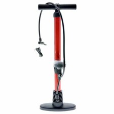 POMPA A MANO PER BICICLETTA BICI CON MANOMETRO GONFIA RUOTA GONFIABILI (15568)