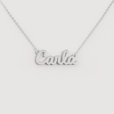 Collana NOME donna acciaio