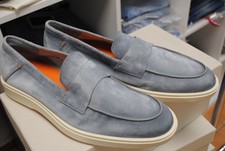 Santoni mocassino camoscio - santoni,