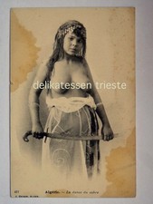 ALGERIA ALGERIE Alger Danse du sabre NU CPA postcard cartolina 421