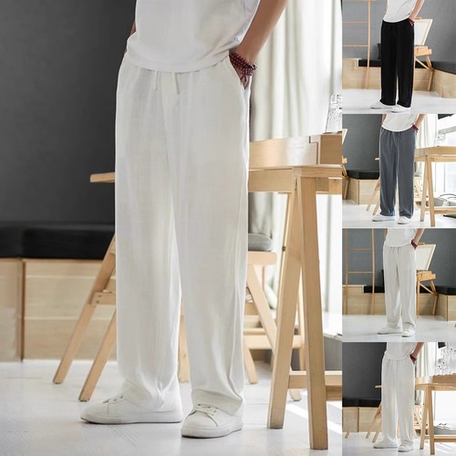 Pantalone uomo gamba larga