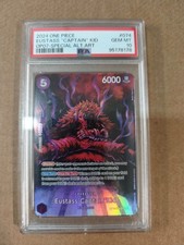 ONE PIECE OP07 SP EUSTASS CAPTAIN KID ALT ART PSA 10