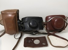 ? Borse antiche in cuoio vintage SEM-EXAKTA-EXA per pezzi di ricambio