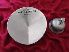 PORTAOGGETTI CHAMPAGNE E CAMPANELLO DA BANCONE - RECEPTION ALBERGO ANNI '40.