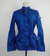 PEUTEREY GIUBBINO DONNA TG 42 JACKET WOMAN MADE ITALY CASUAL VINTAGE BLU LOGO