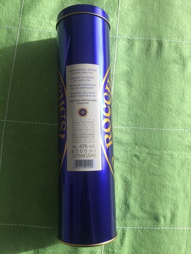 Scatola latta grappa - in, "grappa