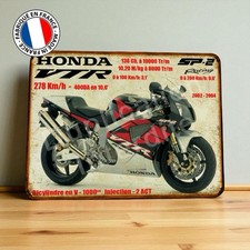 Plaque métal  Honda VTR 1000