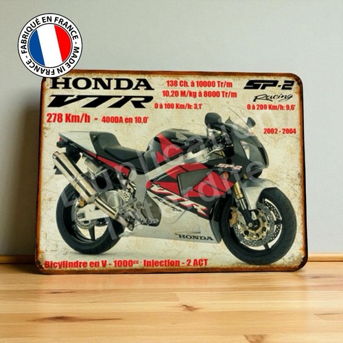 Plaque métal honda vtr - , 1000