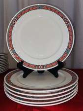 VILLEROY & BOCH serie RIALTO Luxembourg 26 cm. LOTTO 6 PIATTI in porcellana NUOV