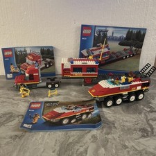 LEGO City 4430 Centrale mobile pompieri Camion Trasportatore Completo Istruzioni