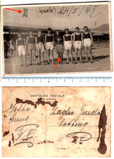 foto 1927 GENOVA - Atleti ed Autorità Fascista al campo sportivo