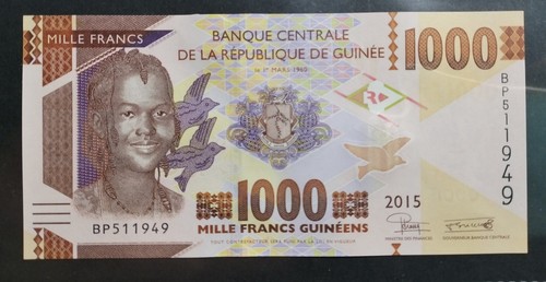 Banconote mondiali guinea 1000 - banconote,