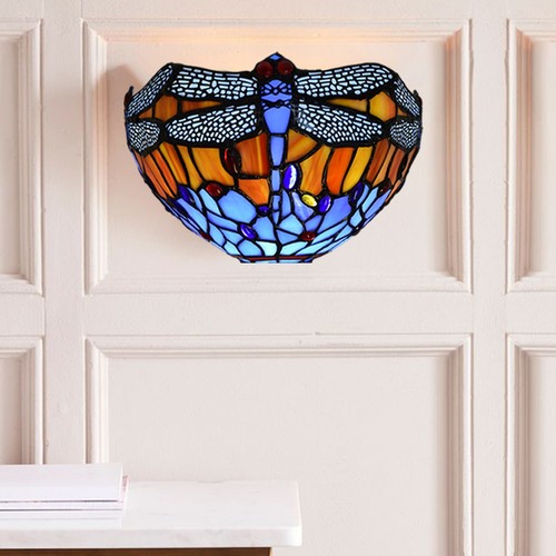 Dragonfly tiffany style wall - dragonfly,