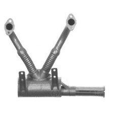 MARMITTA TERMINALE 2 TUBI PER