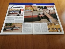 1990 DIORAMA DI UNA TRANVIA PADANA TRAM MODELLISMO FERROVIARIO EPOCA VINTAGE 