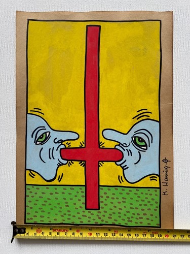 Disegno keith haring - di,