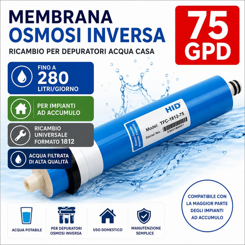 Membrana osmosi inversa gpd - membrana,