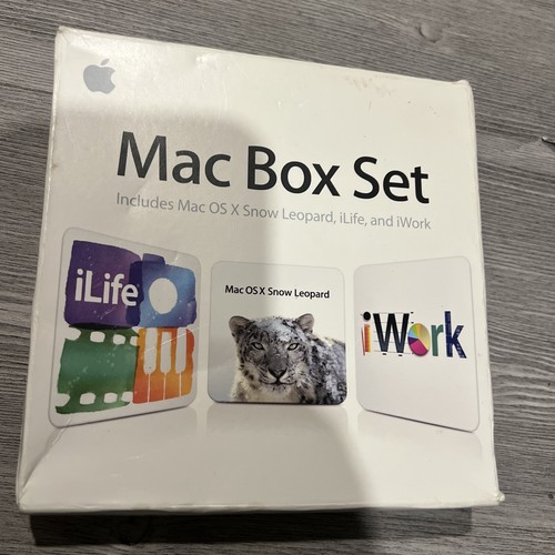 Apple mac box - box, snow
