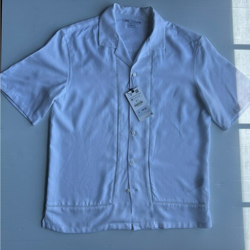 Zara hemstitched shirt - hemstitched, |