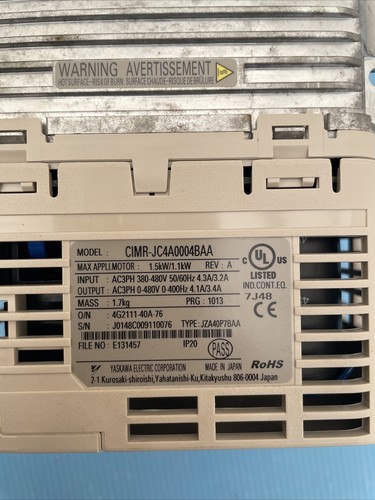 Inverter omron j1000 - omron,
