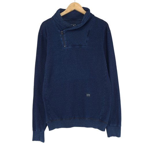 Star pullover felpa uomo blu - pullover,