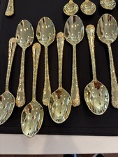 WM Rogers & Son posate argenteria incantate placcate oro rosa 50 pezzi