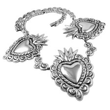 Love Heart Milagro Hallmarked