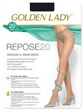 10 PAIA COLLANT GOLDEN LADY REPOSE 20 DENARI ELASTICIZZATO VELATO RIPOSANTE
