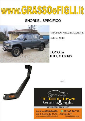 Kit snorkel aspirazione aria - aspirazione,
