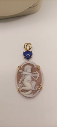 Cammeo ciondolo artigianale - cammeo,