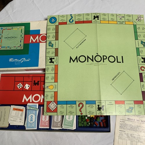 Italian monopoly monopoli - monopoly, "monopoli"
