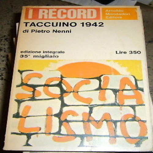 Pietro nenni taccuino - pietro,