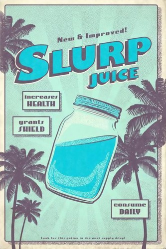 Poster slurp juice gaming - poster,
