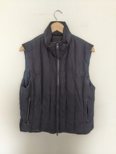 Gilet uomo Sisley blu navy con fodera in piuma e zip taglia S.
