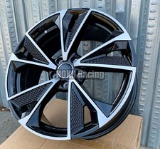 4 cerchi neri stile RS7 18" 8J