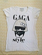 Lady Gaga shirt maglia girl woman ragazza Monster T-shirt white L
