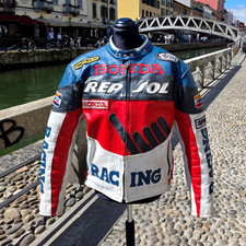 Giubbotto pelle moto vintage