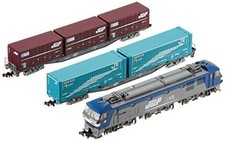 Set treno container TOMIX scala N EF210 92491 modello treno merci ferrovia JP