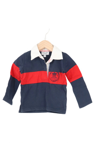 Neck polo bambino blu - bambino, a