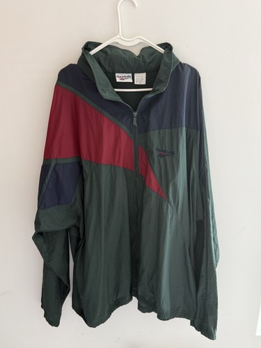 Giacca vento reebok verde - vento,