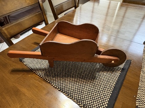 Piccola carriola legno indiana - carriola,