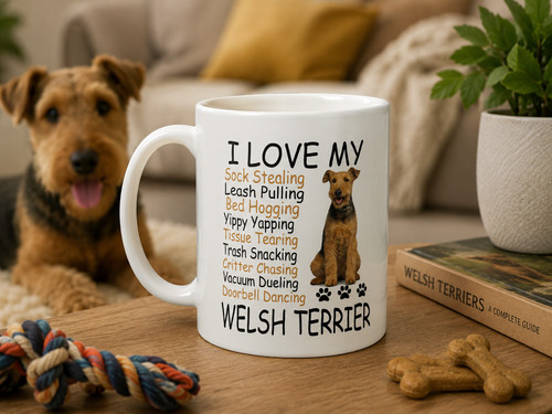 Welsh terrier cane - welsh, welshie