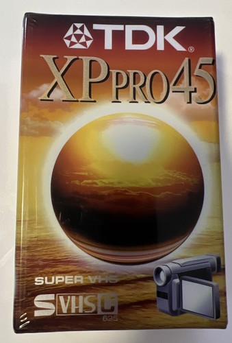 Tdk xppro vhs c - xppro, s-vhs-c