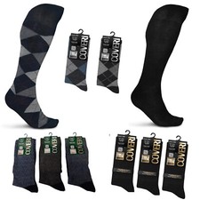 3 Paia Calze Uomo Lunghe ENRICO COVERI Caldo Cotone fantasia TG Unica invernali