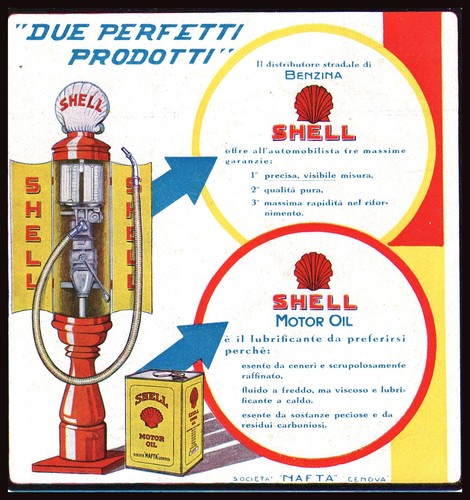 Pubblicita 1928 shell - 1928,
