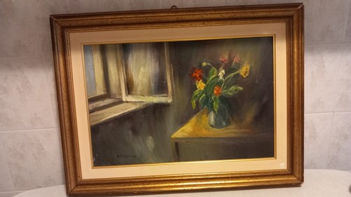 Quadro olio tela - olio,