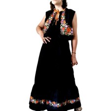 Abito Vintage Maxi Bolero Anni 70